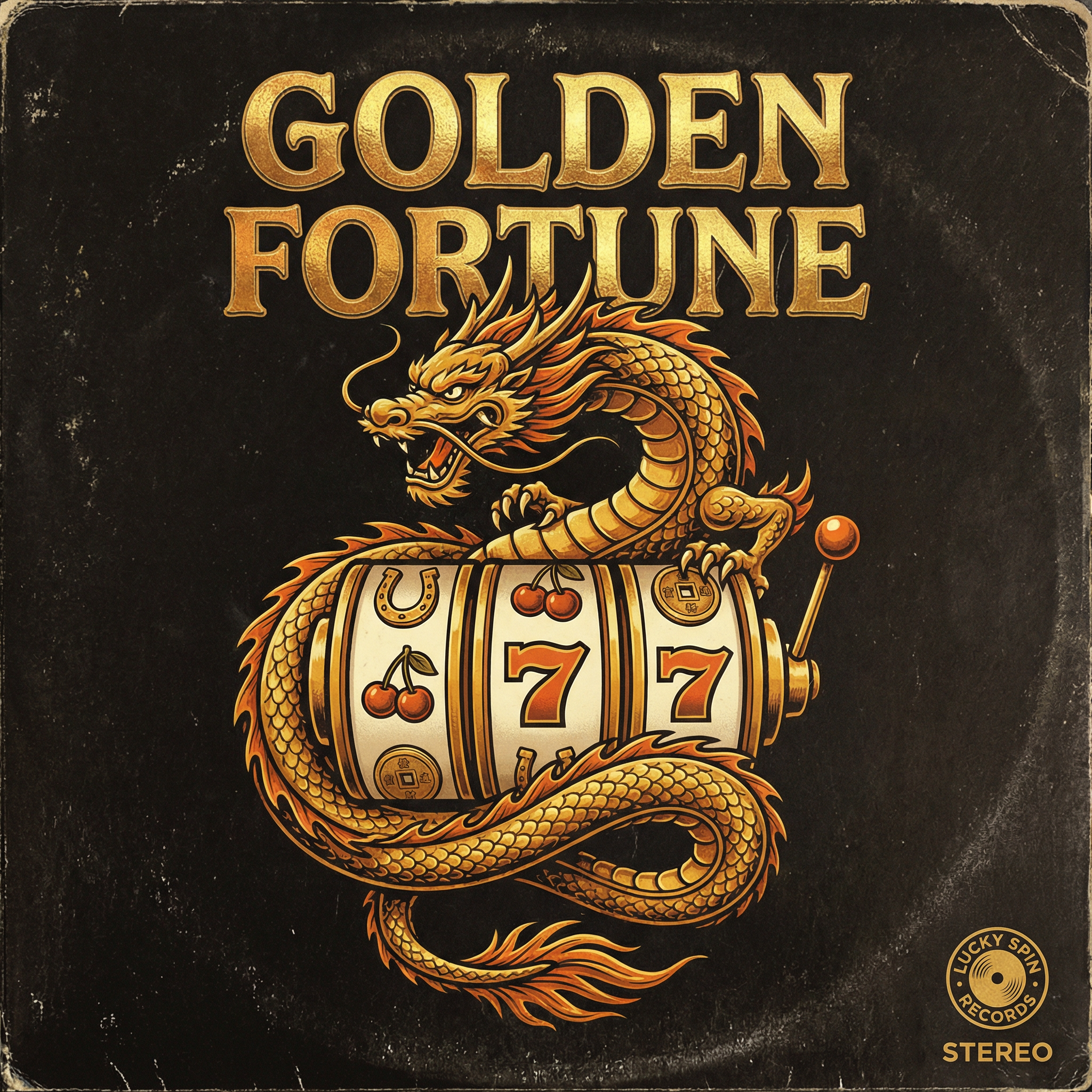 黄金财运 - 五龙捕鱼 热门老虎机游戏唱片封面